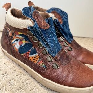 Inkkas Multicolor Lace Up Boots